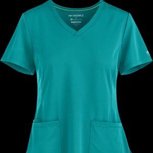 HH Works by Healing Hands Monica V-Neck Scrub Top